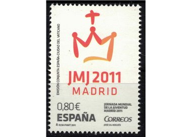 SPAIN 2011 Catholic Youth Day MNH**
