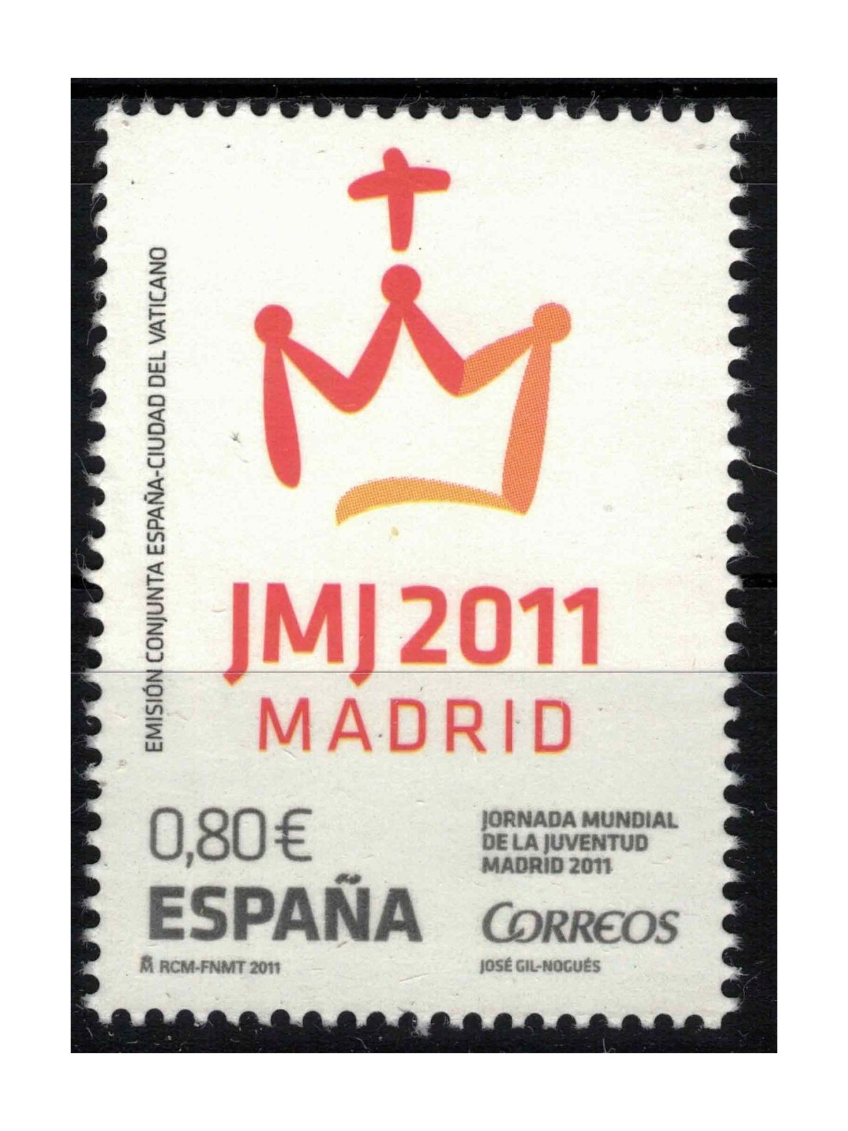 SPAIN 2011 Catholic Youth Day MNH**