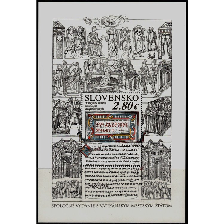SLOVACCHIA 2018 Lingua Liturgica Slava BF MNH**