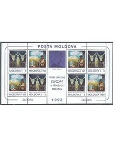 MOLDAVIA 1993 Europa BF MNH**