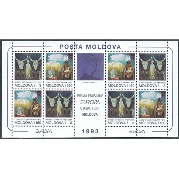 MOLDAVIA 1993 Europa BF MNH**