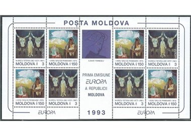 MOLDAVIA 1993 Europa BF MNH**