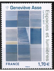 FRANCE 2017 Art (Geneviève Asse) MNH**