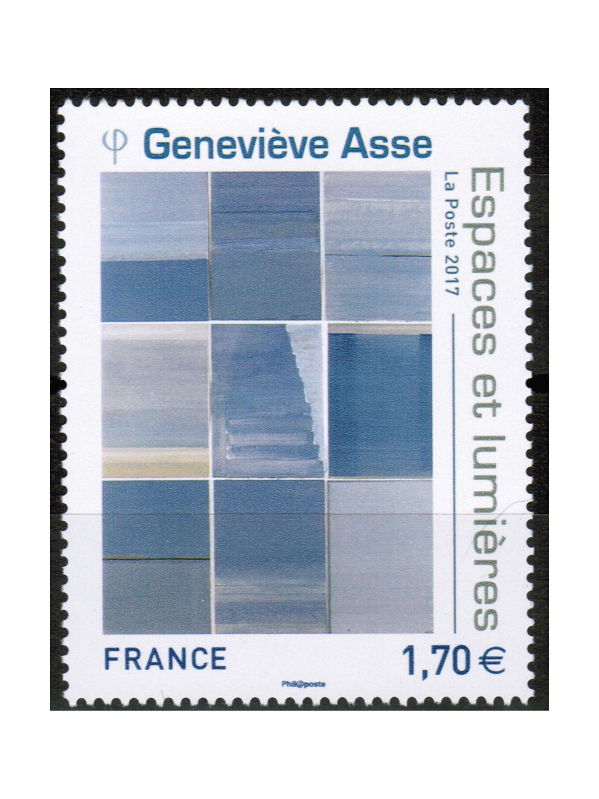 FRANCE 2017 Art (Geneviève Asse) MNH**