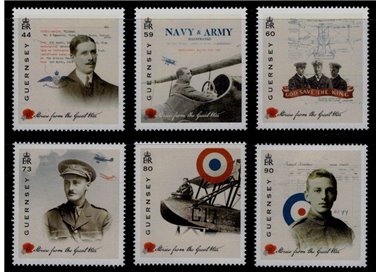 GUERNSEY 2017 Stories from the Great War (IV) 6v MNH**