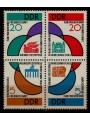 GERMANIA DDR 1962 Festa mondiale della gioventù 4v MNH**
