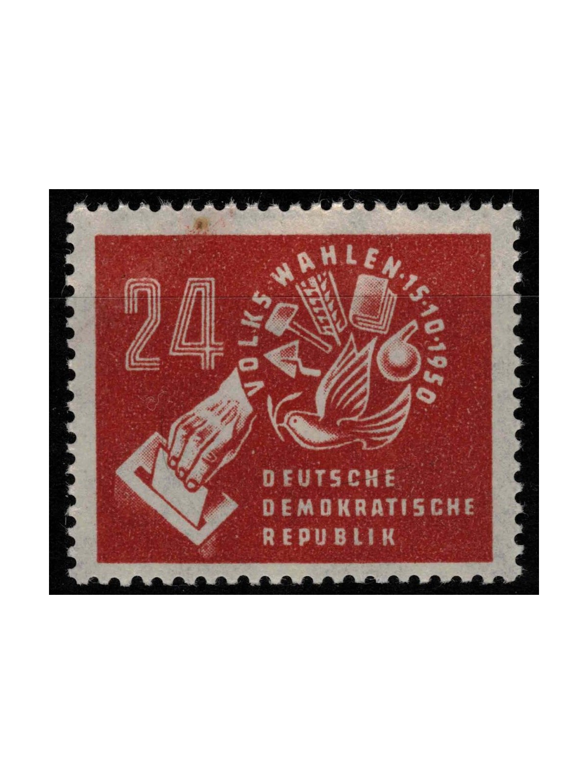 GERMANY DDR 1950 Elections of October 15 MNH**