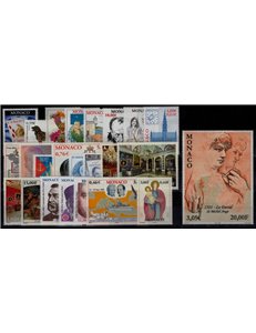 MONACO 2001 Annata Completa 24v MNH**