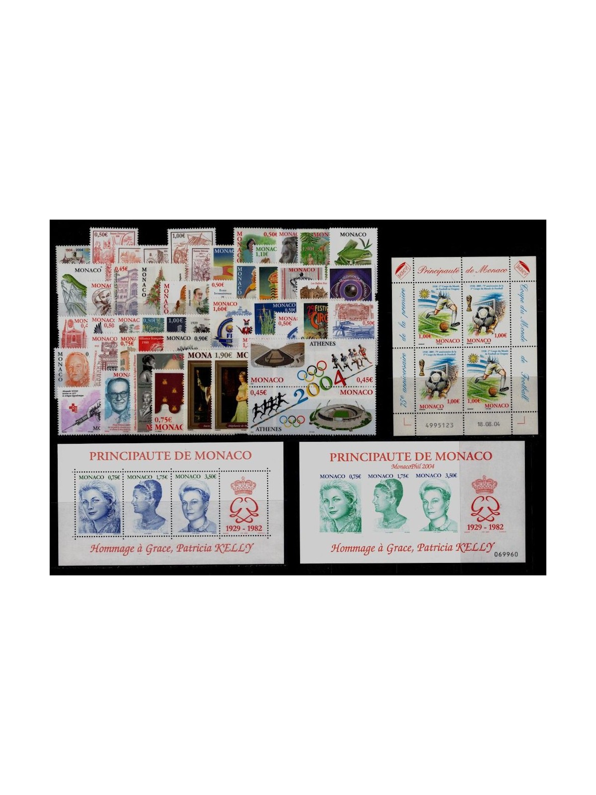 MONACO 2004 Complete Vintage 56v + 3 s/s MNH**