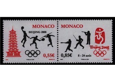 MONACO 2008 Summer Olympic Games 2v MNH**