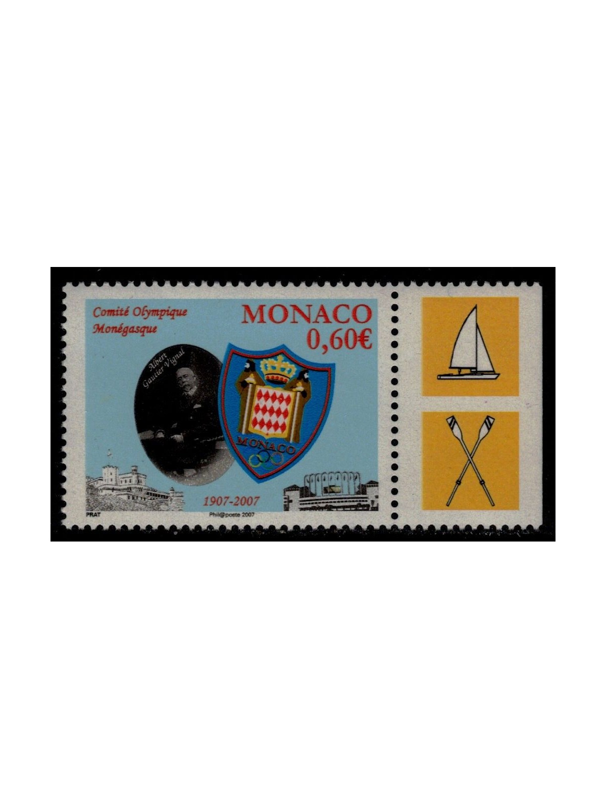 MONACO 2007 Comitato Olimpico Monegasco MNH**