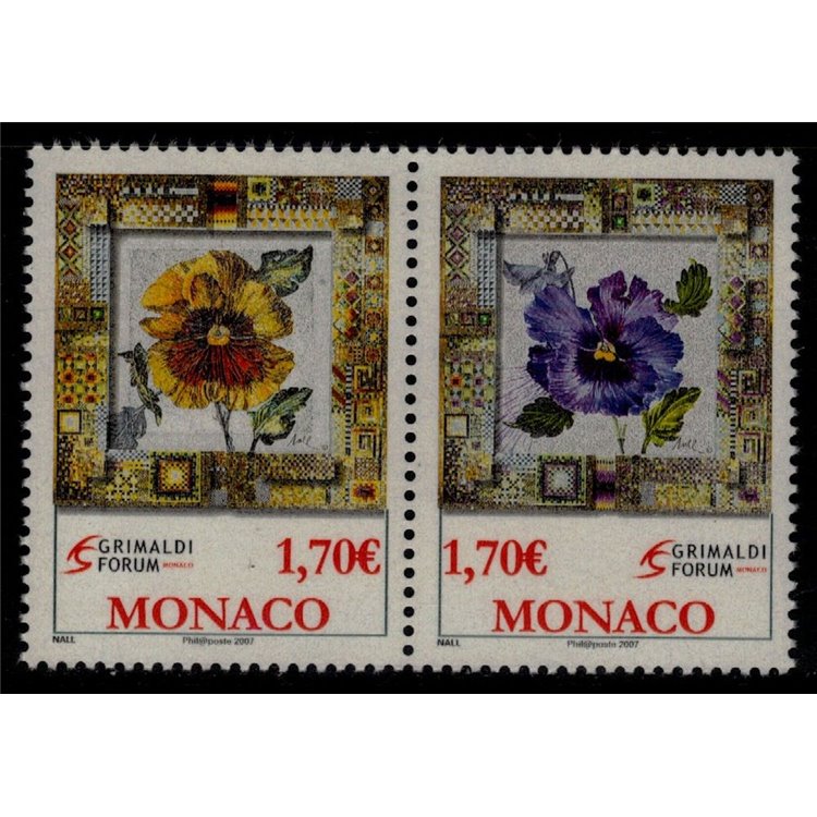 MONACO 2006 Arte al Grimaldi Forum 2v MNH**
