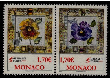 MONACO 2006 Arte al Grimaldi Forum 2v MNH**