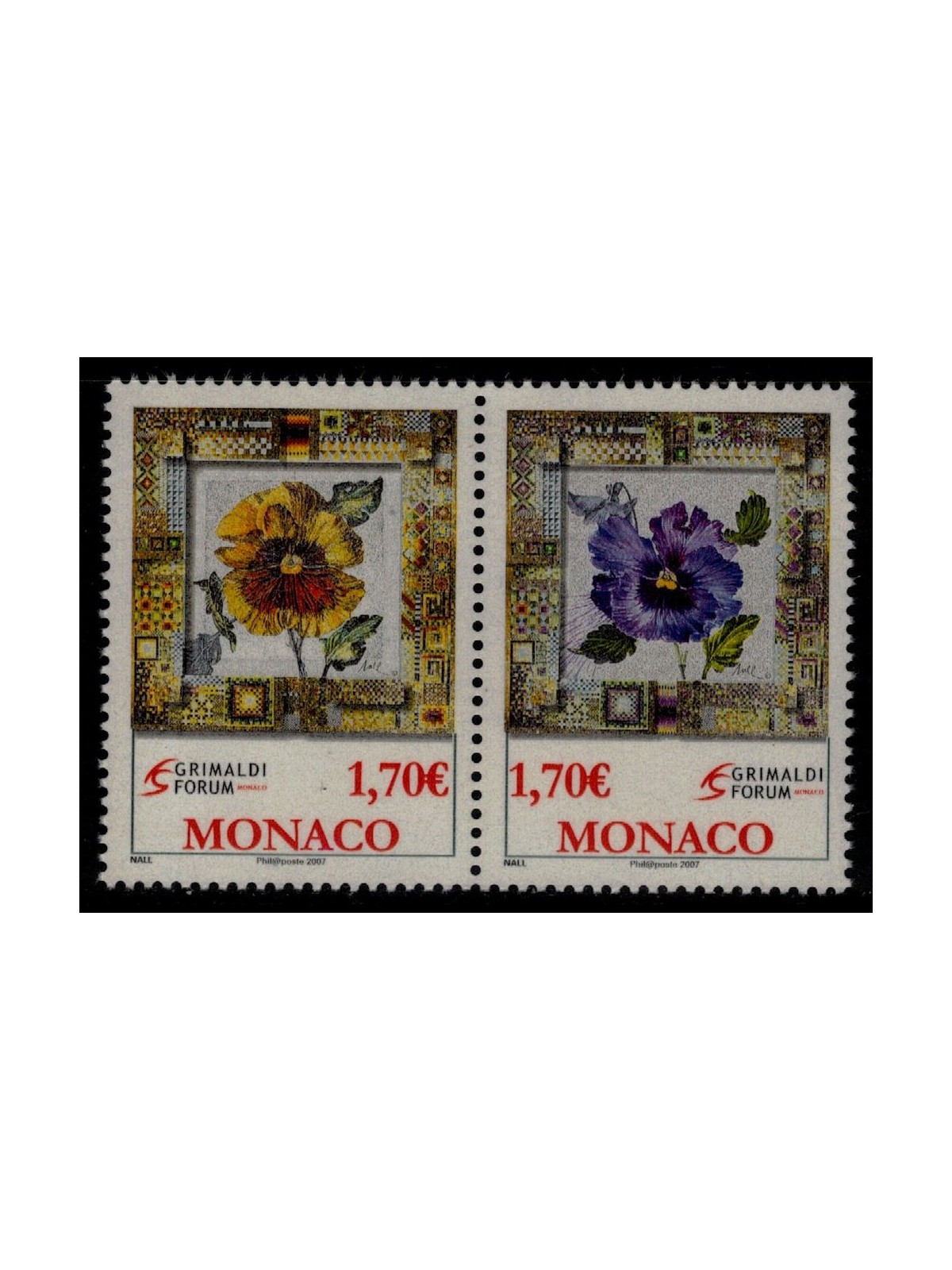 MONACO 2006 Arte al Grimaldi Forum 2v MNH**