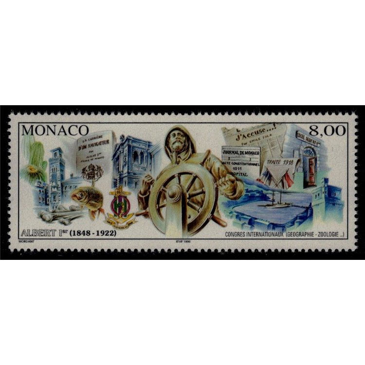 MONACO 1997 Anniversary Prince Albert MNH**