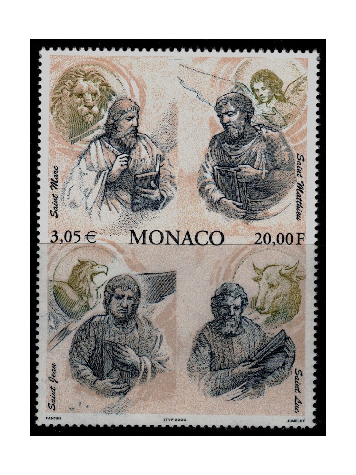 MONACO 2000 I Quattro Evangelisti MNH**
