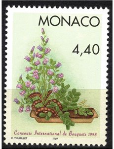 MONACO 1997 Composizione floreale MNH**