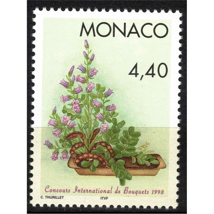 MONACO 1997 Composizione floreale MNH**