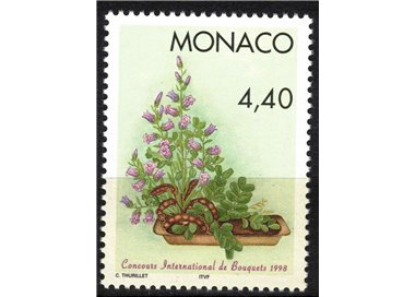 MONACO 1997 Floral Composition MNH**