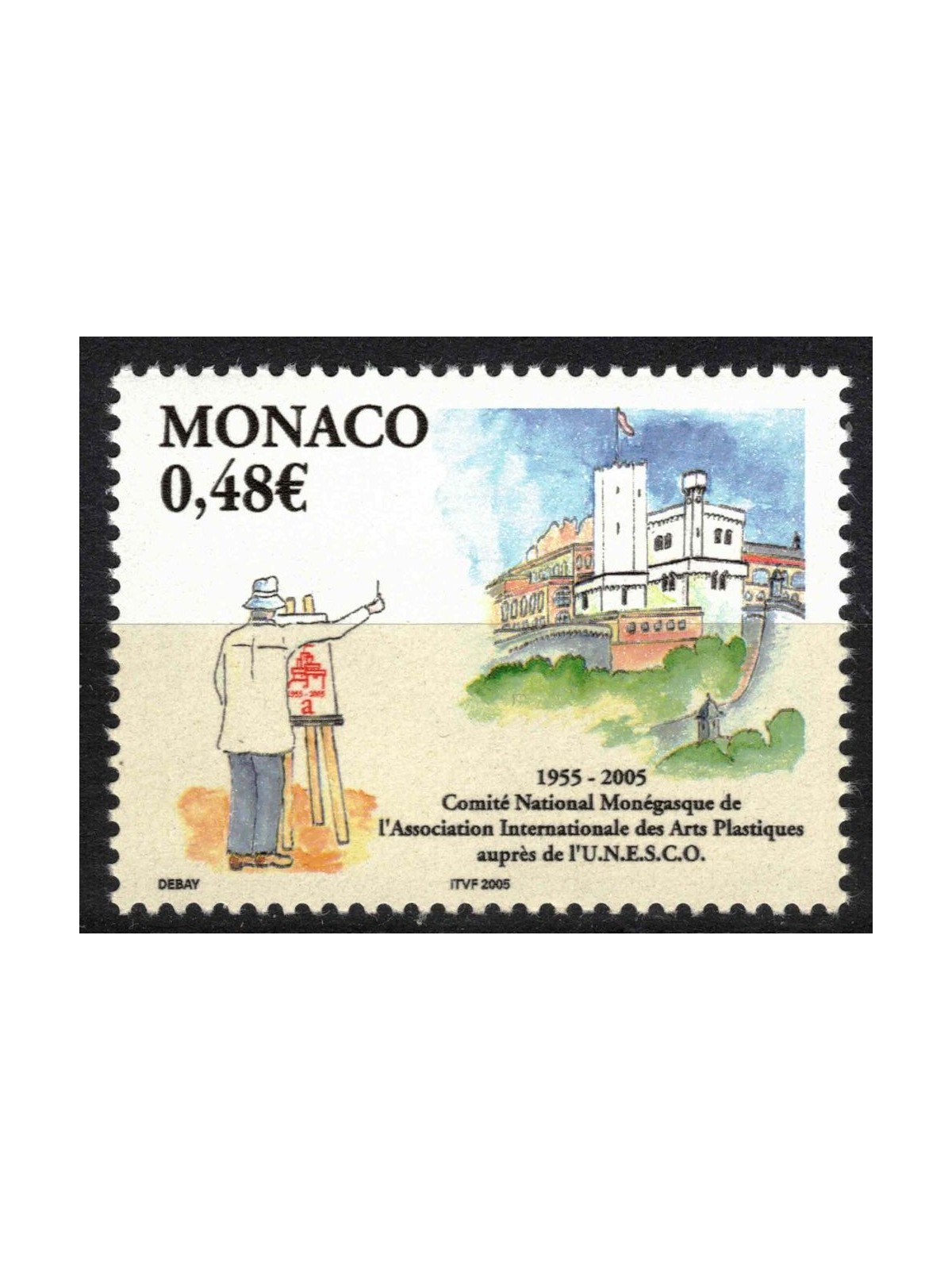 MONACO 2005 Associazione delle Belle Arti MNH**