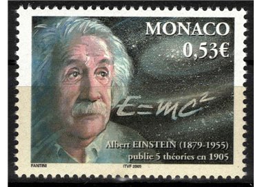 MONACO 2005 Albert Einstein MNH**