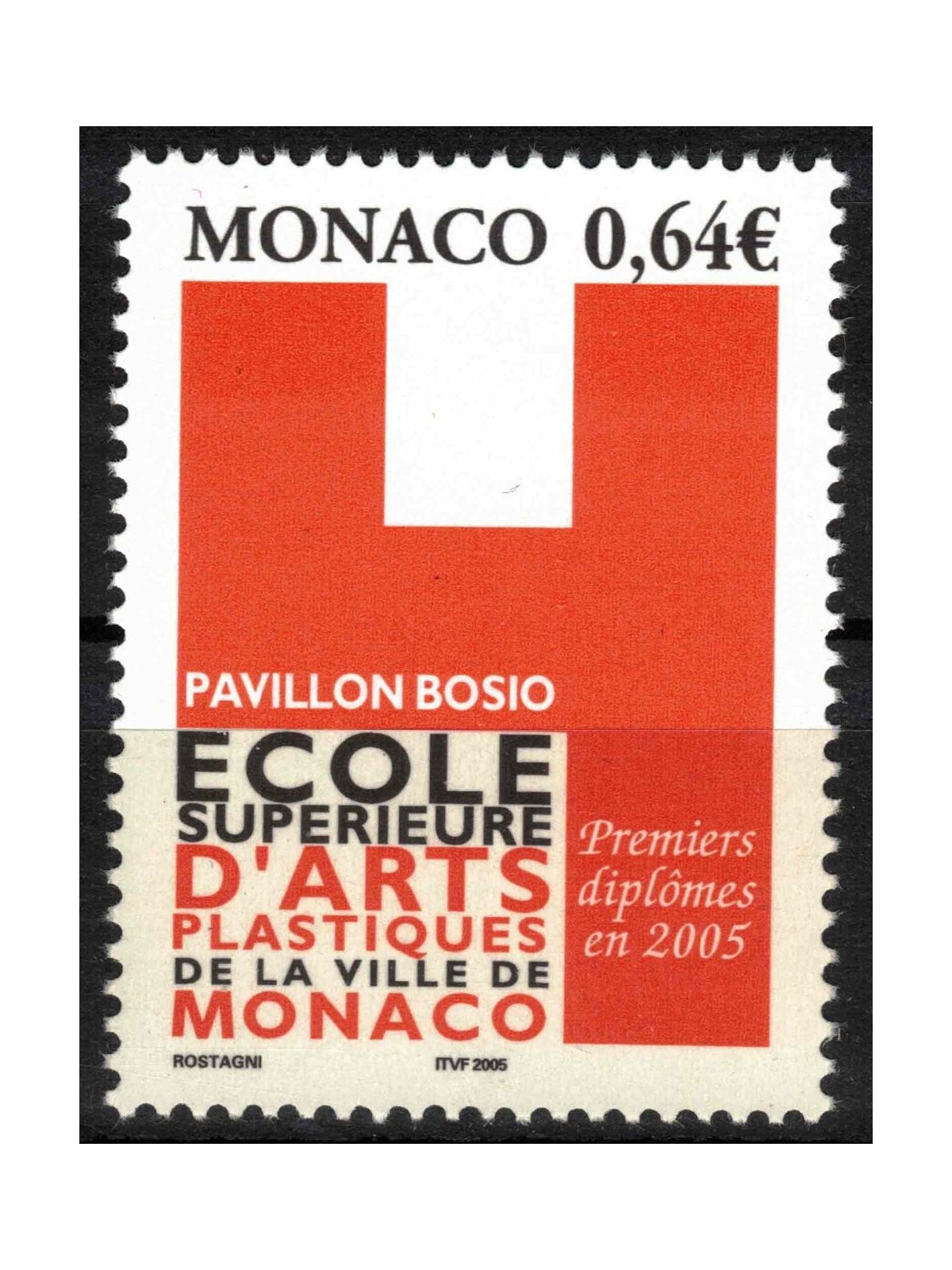 MONACO 2005 Higher School of Fine Arts MNH**