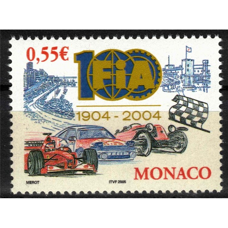 MONACO 2005 International Automobile Federation MNH**