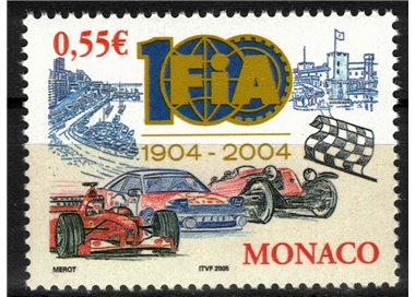 MONACO 2005 Federazione Internazionale dell'Automobile MNH**