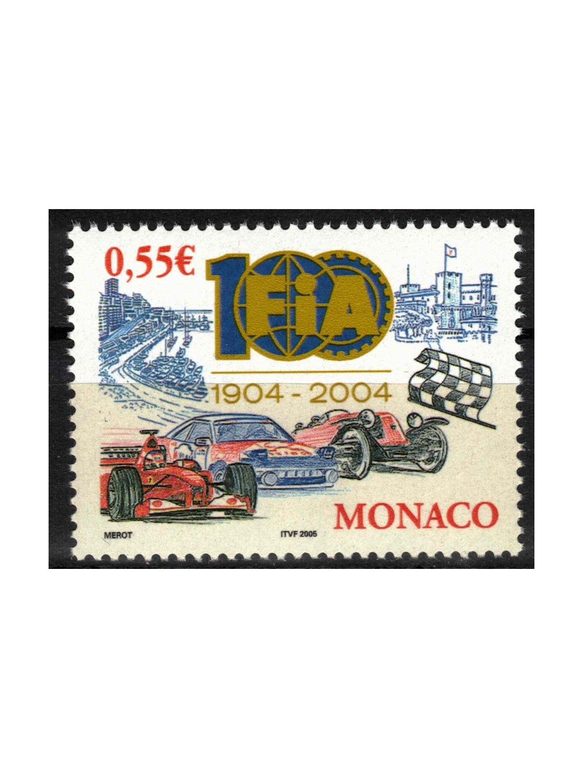 MONACO 2005 International Automobile Federation MNH**