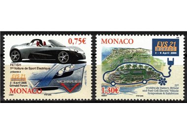 MONACO 2005 Electric Vehicle Congress 2v MNH**