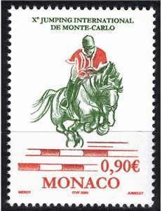 MONACO 2005 Show Jumping Competition MNH**