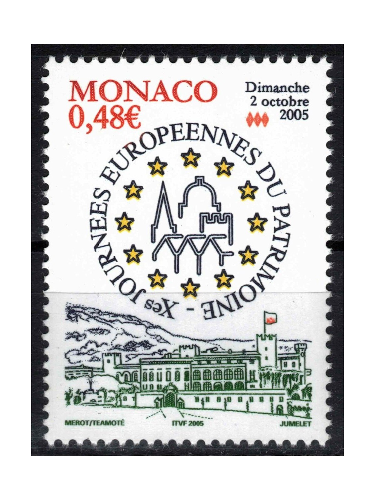 MONACO 2005 Giornata del Patrimonio MNH**