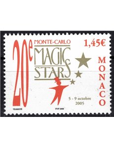 MONACO 2005 Magic Stars MNH**