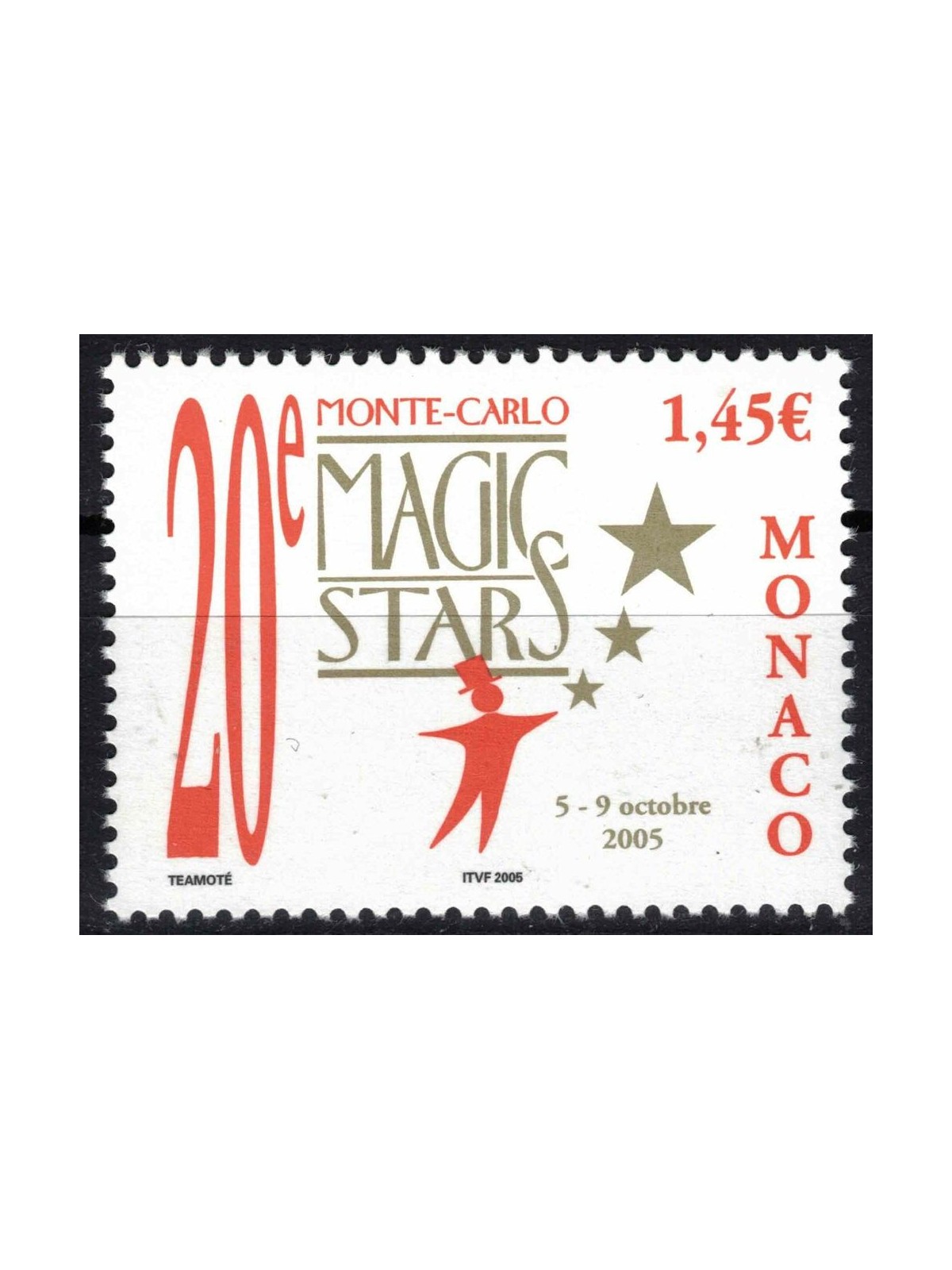 MONACO 2005 Magic Stars MNH**