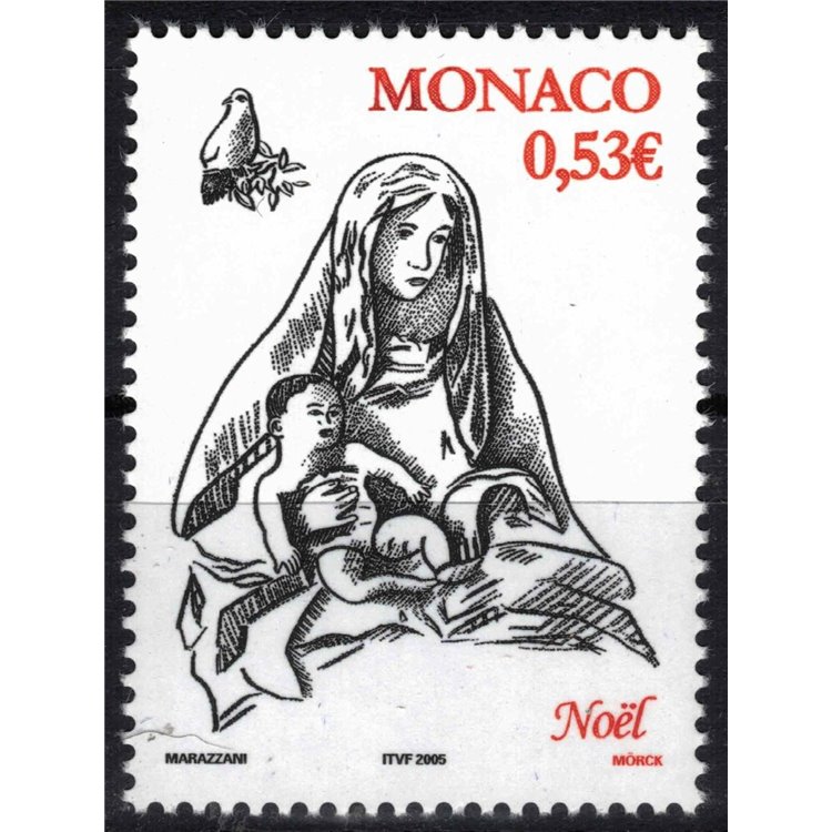 MONACO 2005 Christmas MNH**