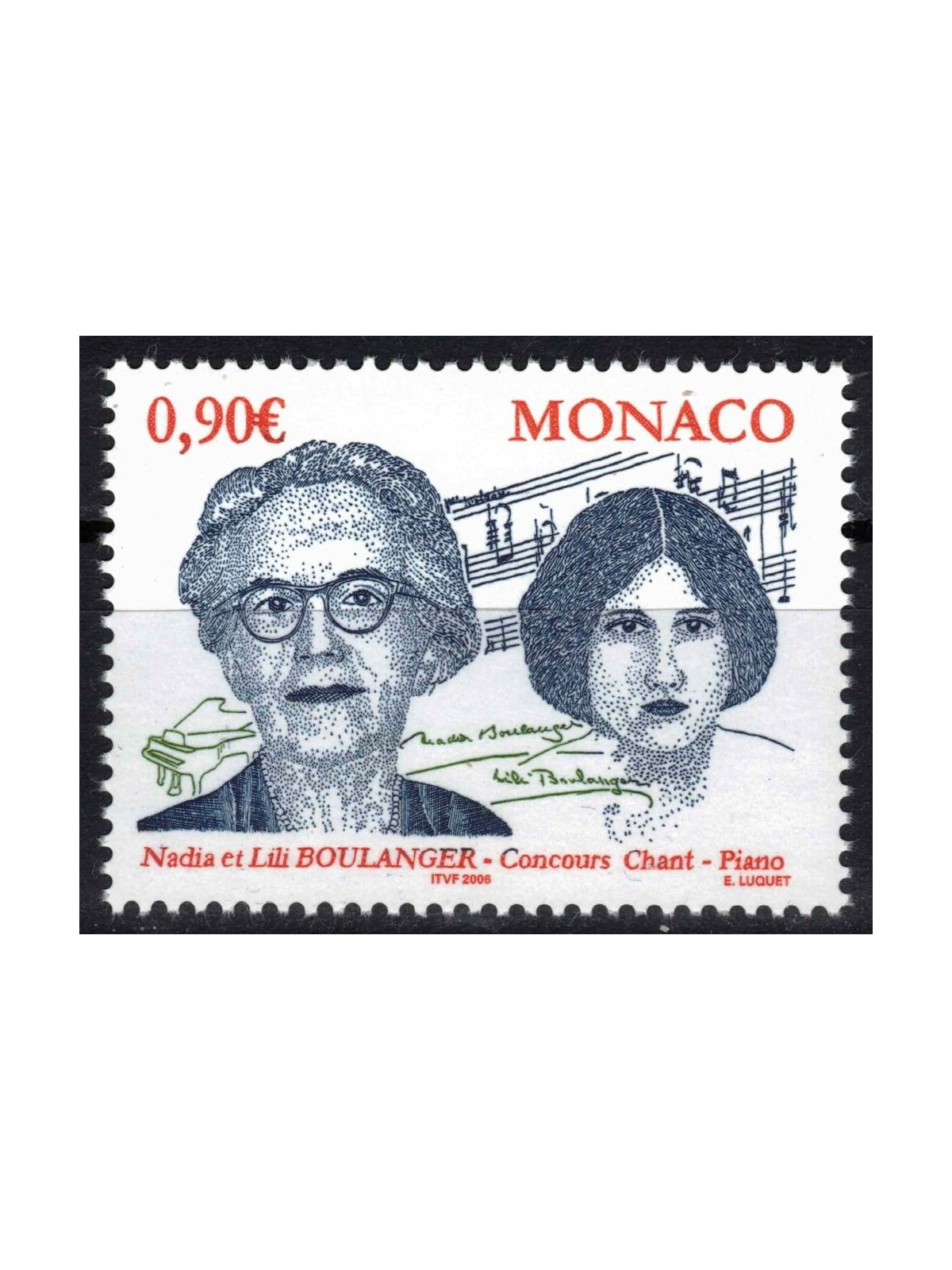 MONACO 2005 Fondazione Nadia e Lili Boulanger MNH**