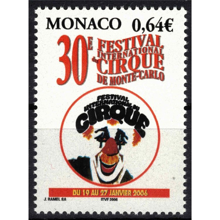MONACO 2005 Festival Internazionale del Circo MNH**