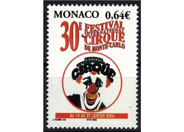 MONACO 2005 International Circus Festival MNH**
