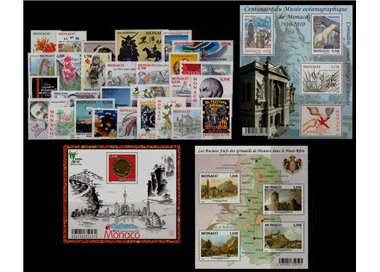 MONACO 2010 Annata Completa 29v + 3 BF MNH**