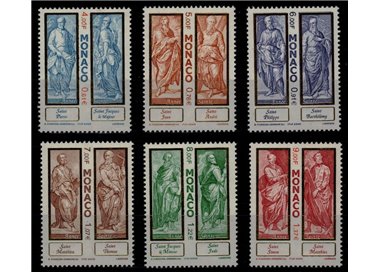 MONACO 2000 The Twelve Apostles 6v MNH**
