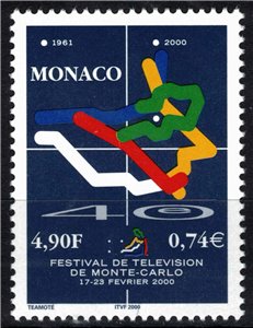 MONACO 2000 Television Festival MNH**