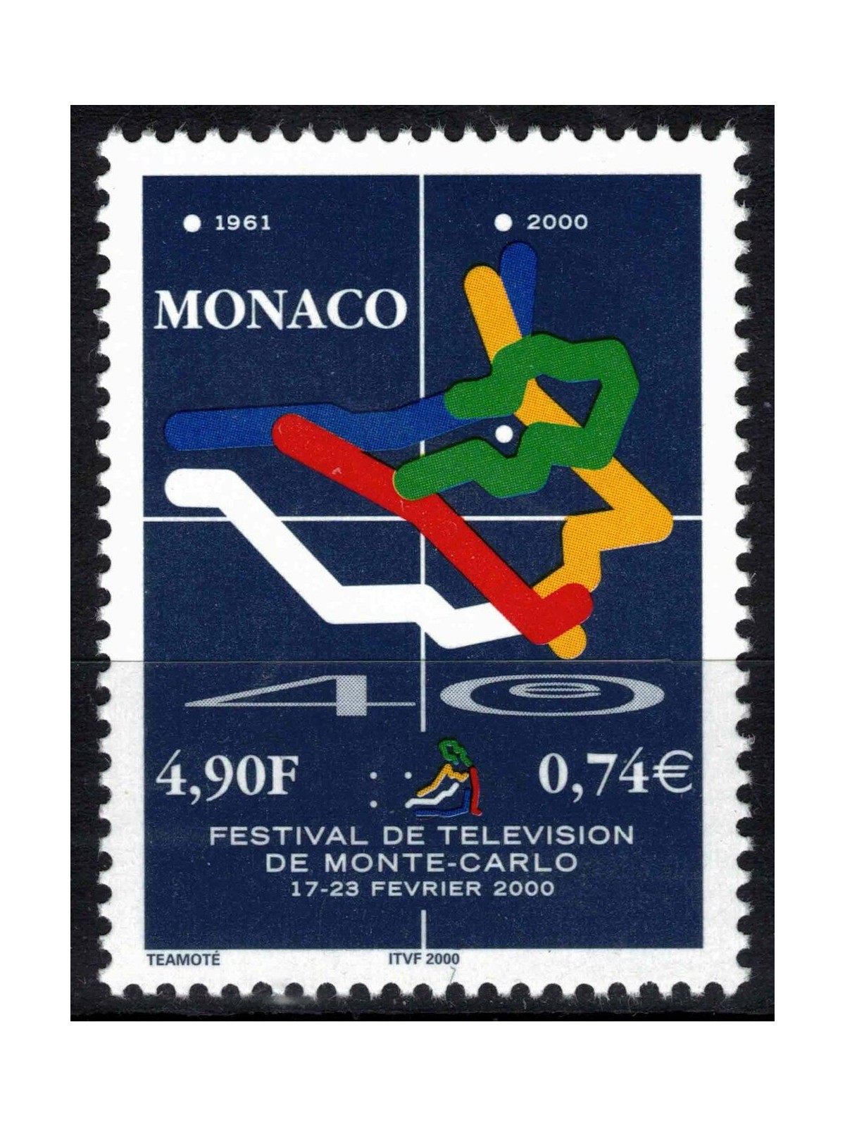 MONACO 2000 Festival della Televisione MNH**