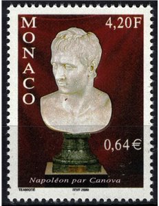 MONACO 2000 Ricordi napoleonici MNH**