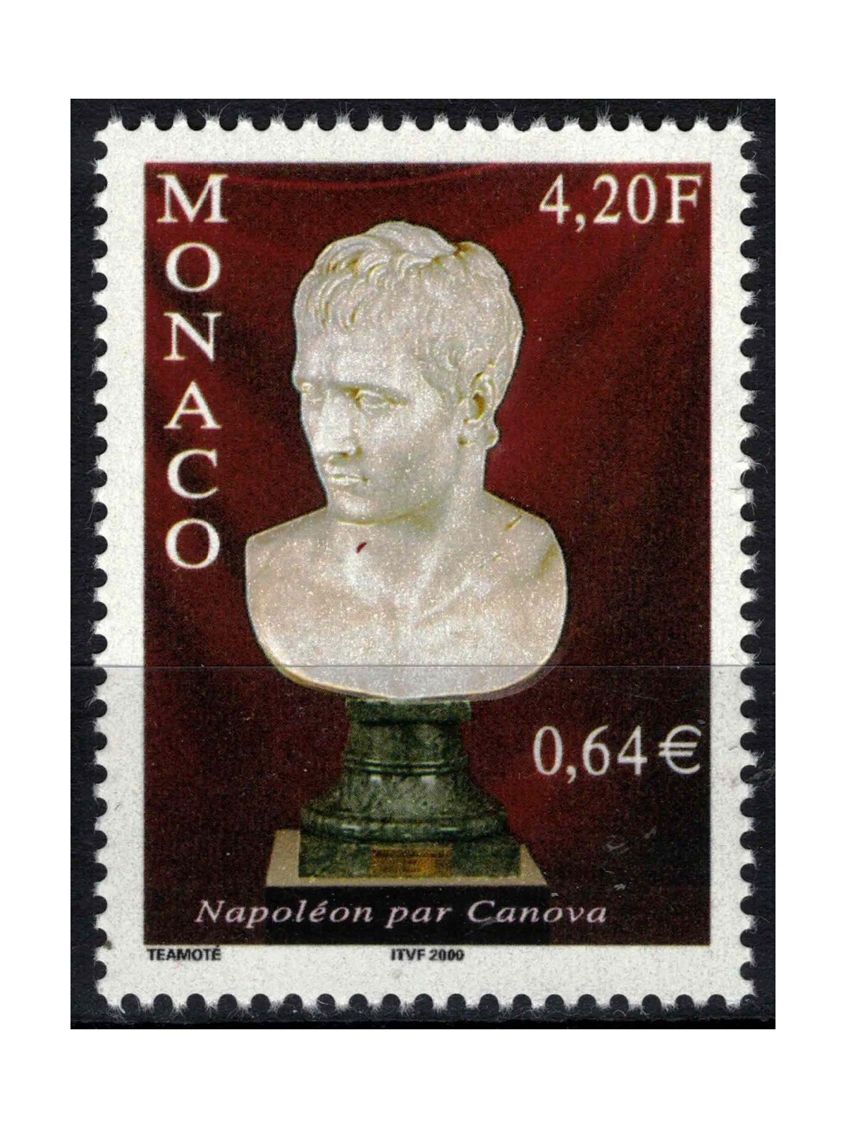 MONACO 2000 Ricordi napoleonici MNH**
