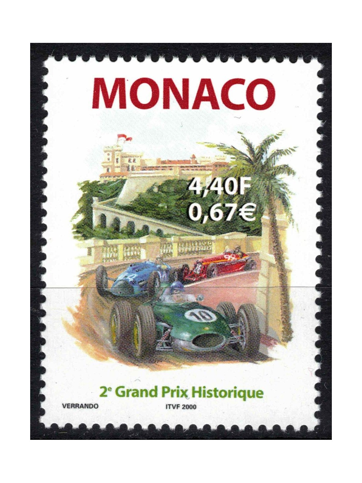MONACO 2000 Gran Premio Storico MNH**