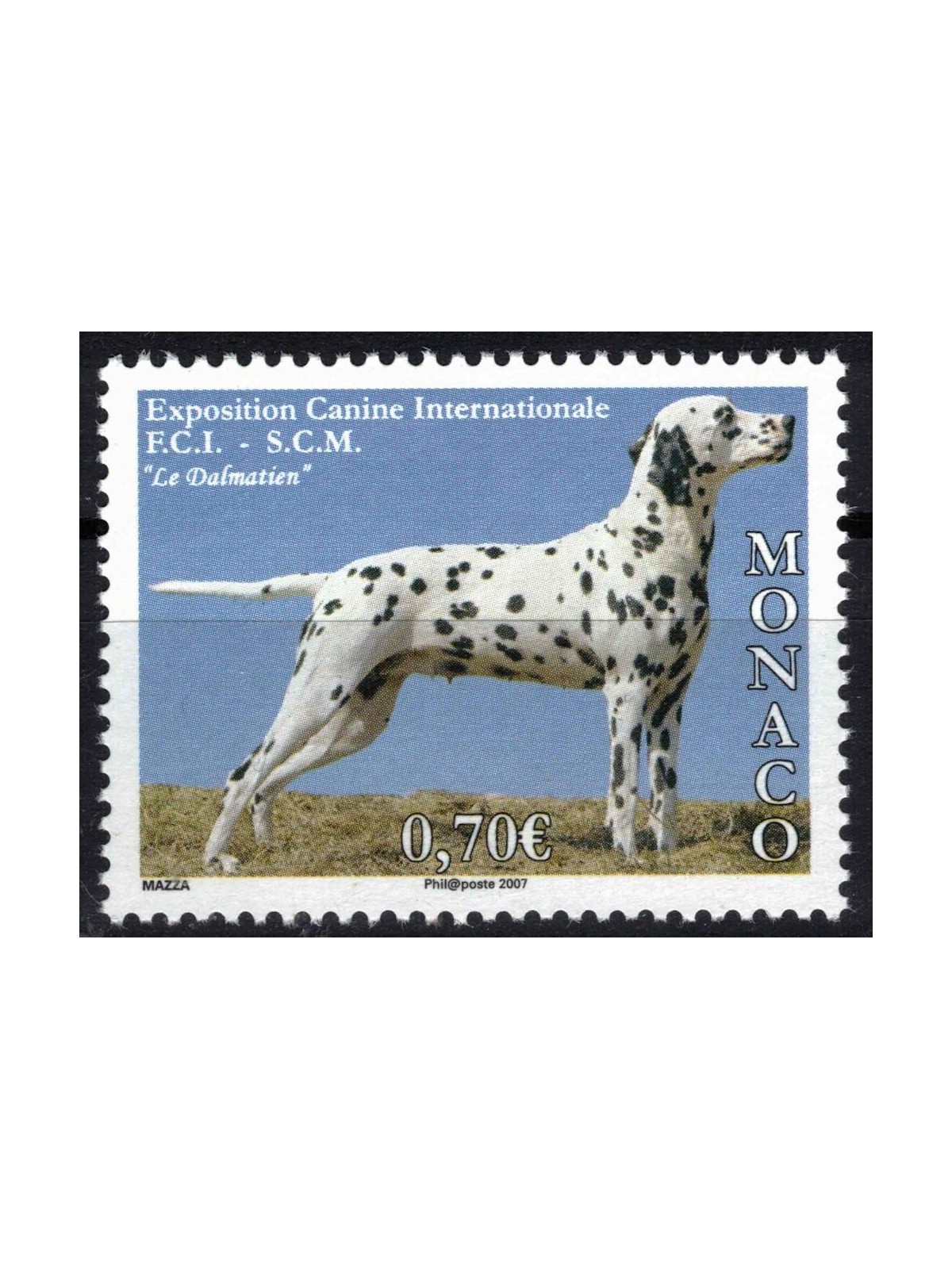 MONACO 2007 Dog Show MNH**