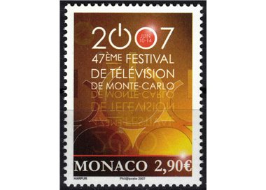 MONACO 2007 Television Festival MNH**