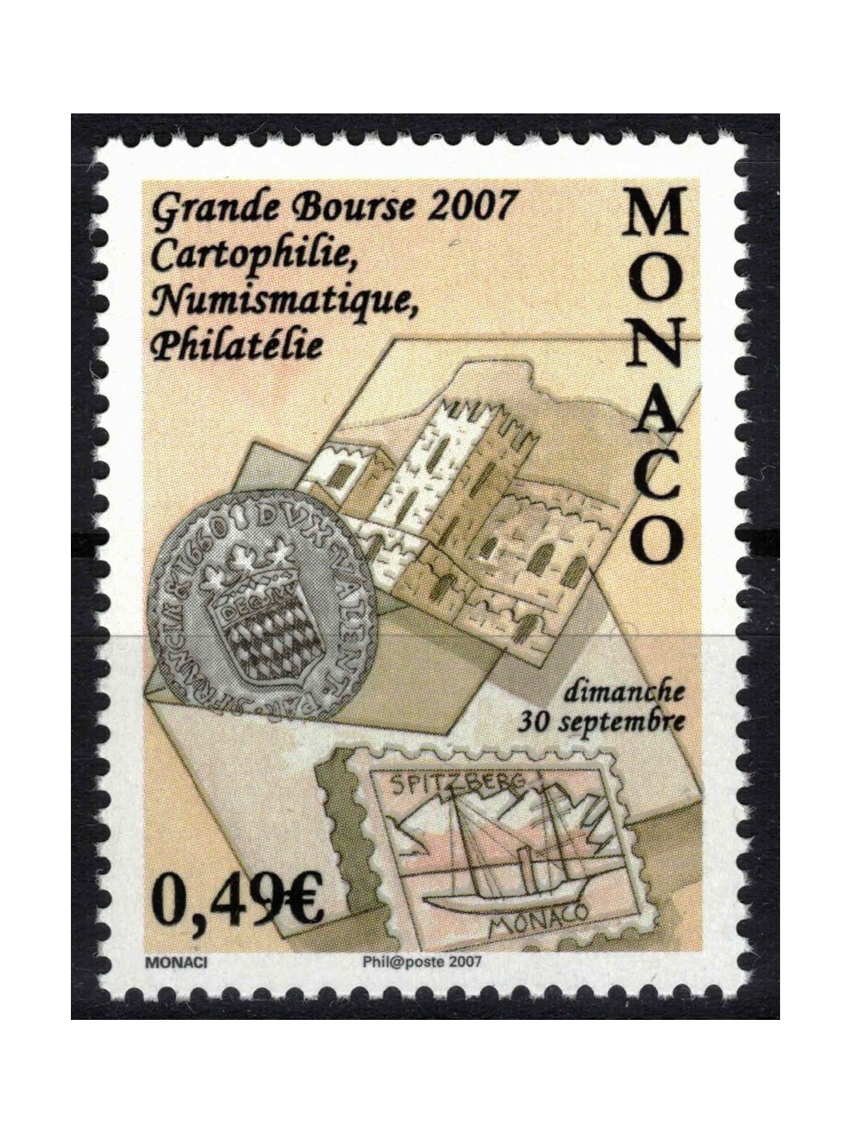 MONACO 2007 Borsa Internazionale MNH**