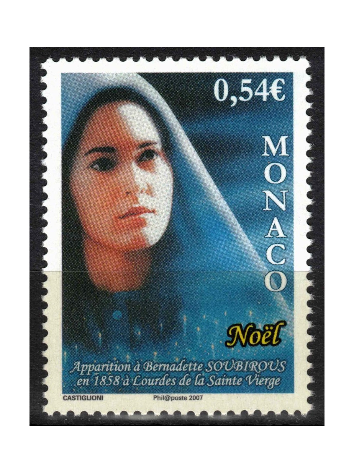 MONACO 2007 Christmas MNH**