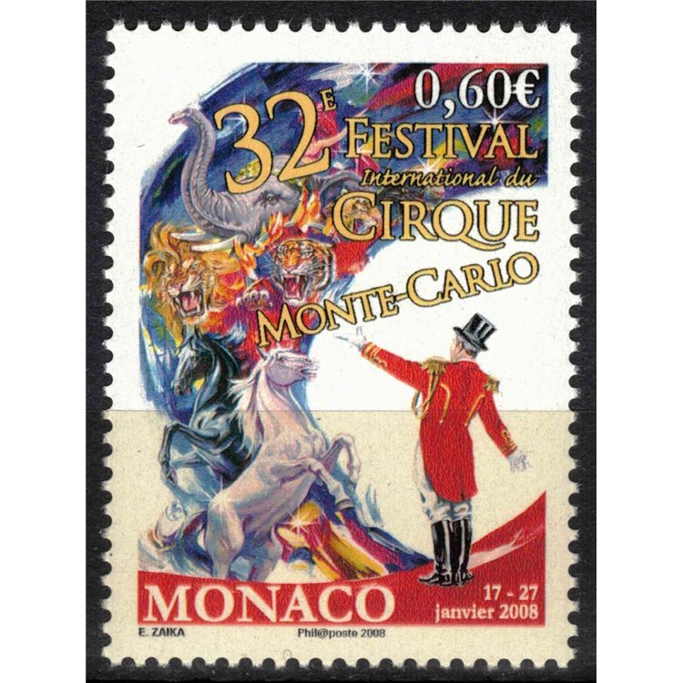 MONACO 2007 Festival Internazionale del Circo MNH**
